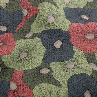 Abstract Colorful Hand Drawing Athletic Mesh Flat Back