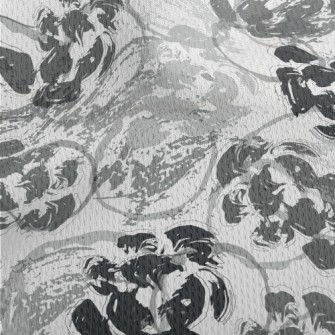 Hand Drawn Abstract Pattern Athletic Mesh Flat Back