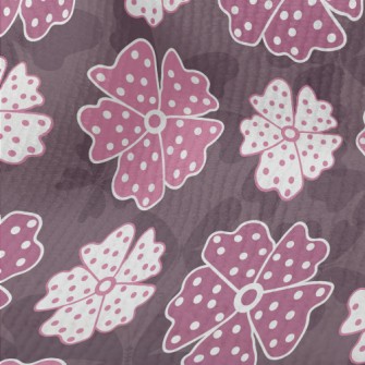 Vintage Butterflies And Flower Terry