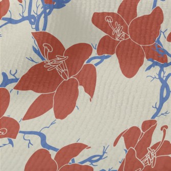 Vintage Tropical Hibiscus Terry