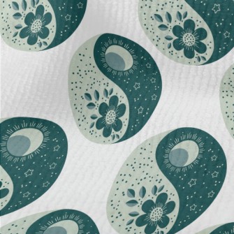 Flower Sun And Moon Yin And Ya Terry