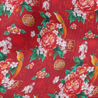 Chinese Festive Flowers And Bi Terry