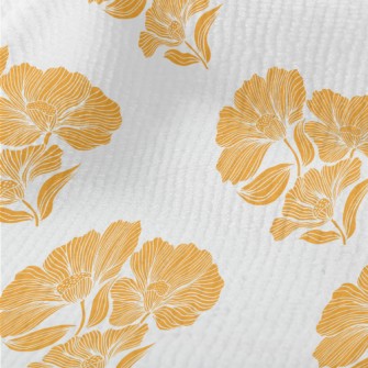 Retro Orange Lotus Terry