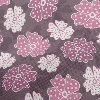 Vintage Butterflies And Flower Performance Linen