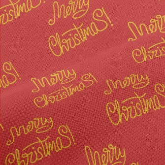 Handwritten Merry Christmas Performance Linen