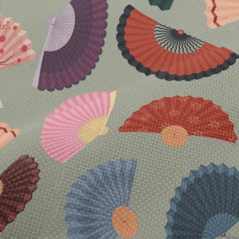 Traditional Oriental Folding F Performance Linen