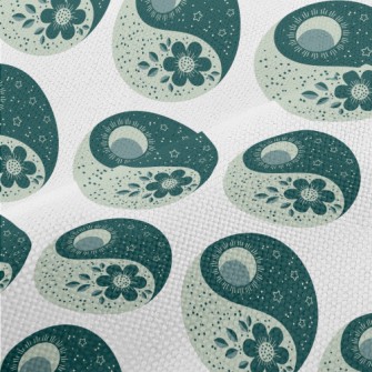 Flower Sun And Moon Yin And Ya Performance Linen