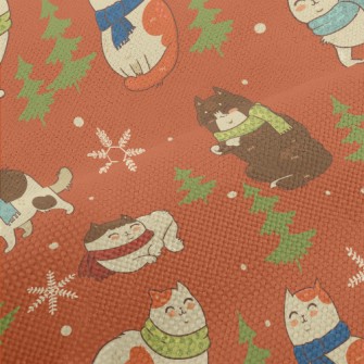 Winter Scarf Cat Performance Linen