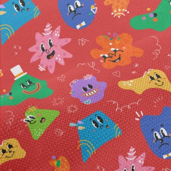 Funny Cartoon Shapes Performance Linen