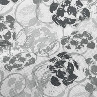 Hand Drawn Abstract Pattern Performance Linen