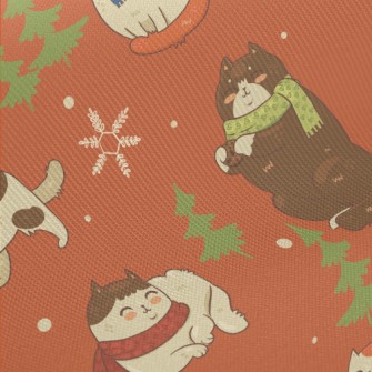 Winter Scarf Cat Twill