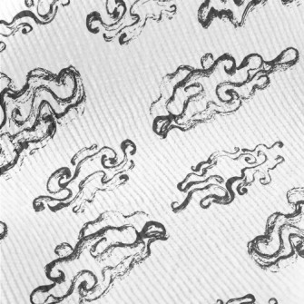 Hand Drawn Ink Clouds Standard Corduroy