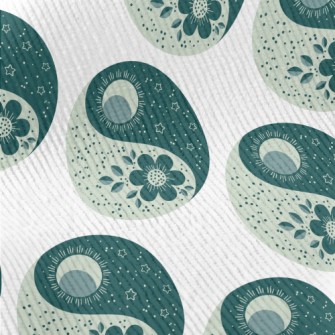 Flower Sun And Moon Yin And Ya Standard Corduroy