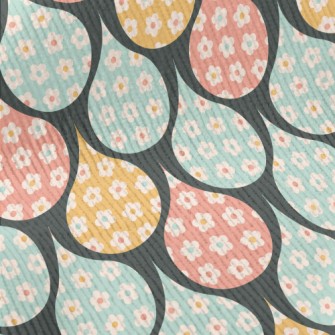 Colorful Water Drop Flowers Standard Corduroy