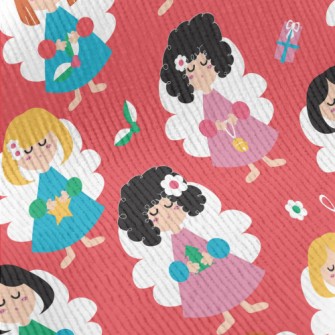 Cute Christmas Girl Standard Corduroy