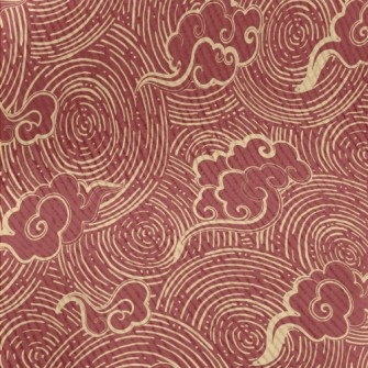 Chinese Clouds And Circles Standard Corduroy