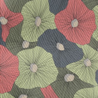 Abstract Colorful Hand Drawing Standard Corduroy