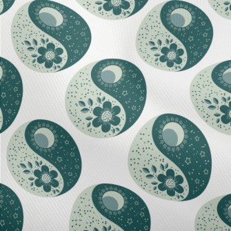 Flower Sun And Moon Yin And Ya Dobby