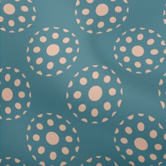 Apricot Polka Dot Decoration Dobby