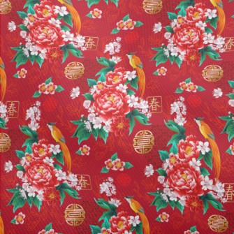 Chinese Festive Flowers And Bi Dobby