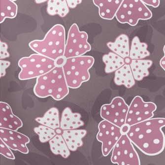 Vintage Butterflies And Flower Stretch Ponte