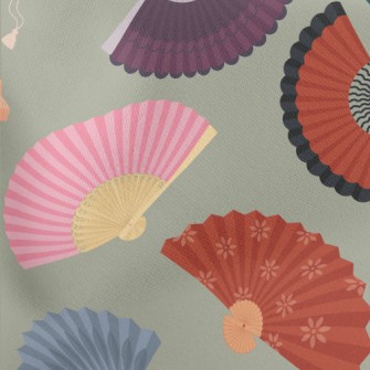 Traditional Oriental Folding F Stretch Ponte