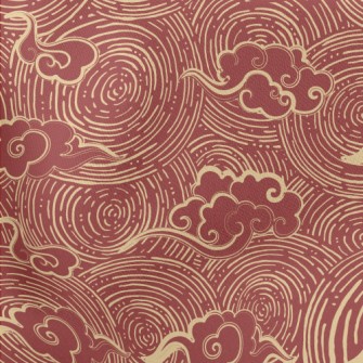 Chinese Clouds And Circles Stretch Ponte