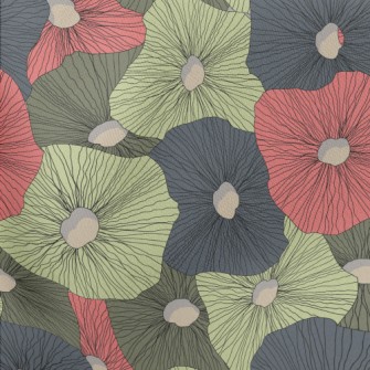 Abstract Colorful Hand Drawing Stretch Ponte