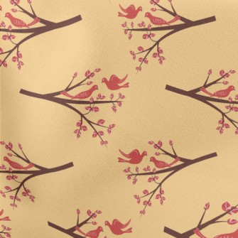 Autumn Birds And Branches Stretch Ponte