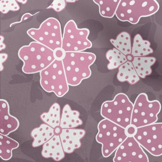 Vintage Butterflies And Flower Micro Fleece