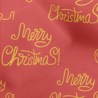 Handwritten Merry Christmas Micro Fleece