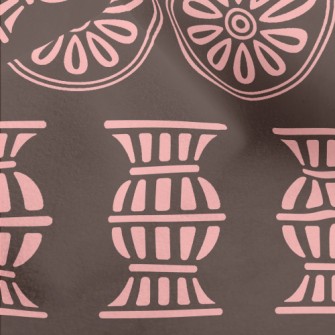 Flowers And Vases Doodle Micro Fleece