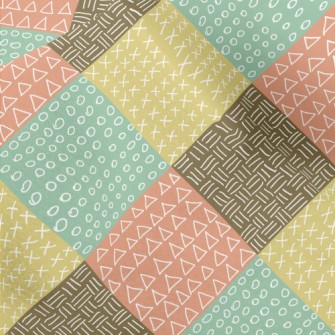 Hand Drawn Geometric Doodles Micro Fleece