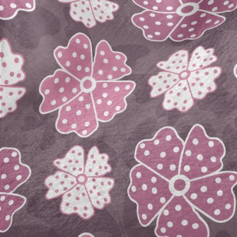 Vintage Butterflies And Flower Minky