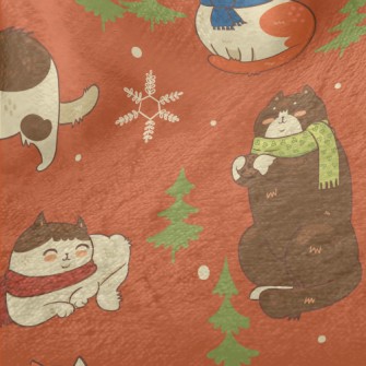 Winter Scarf Cat Minky