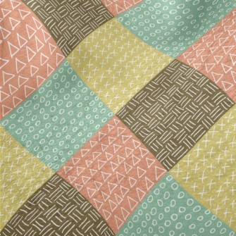 Hand Drawn Geometric Doodles Minky