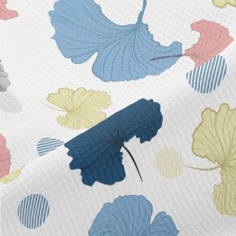 Colorful Hand Drawn Ginkgo Lea Piqué