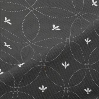 Cross Dot Pattern Piqué