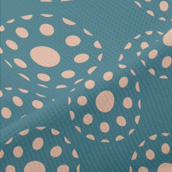 Apricot Polka Dot Decoration Piqué