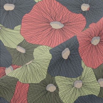 Abstract Colorful Hand Drawing Piqué