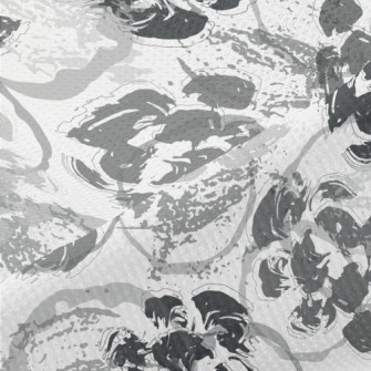 Hand Drawn Abstract Pattern Piqué