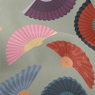 Traditional Oriental Folding F Lightweight Performance Linen