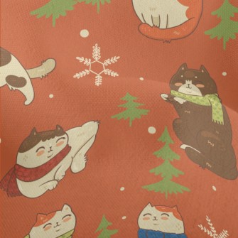 Winter Scarf Cat Lightweight Performance Linen