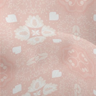 Beautiful Pink Garden Lightweight Performance Linen