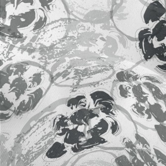Hand Drawn Abstract Pattern Lightweight Performance Linen