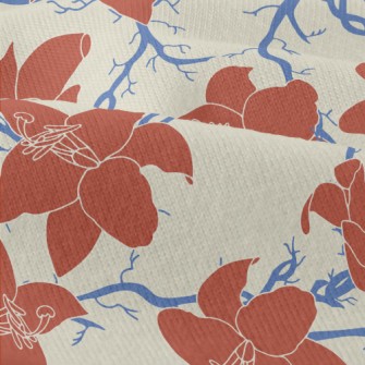 Vintage Tropical Hibiscus Modern Jersey