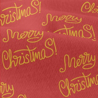 Handwritten Merry Christmas Modern Jersey