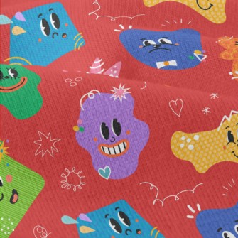 Funny Cartoon Shapes Modern Jersey