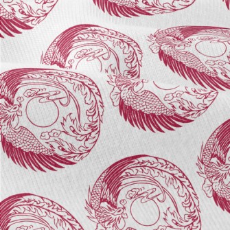 Hand Drawn Chinese Phoenix Modern Jersey