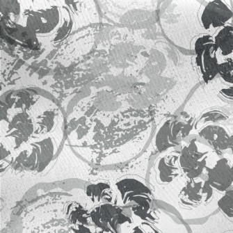 Hand Drawn Abstract Pattern Jersey Backed Fleece